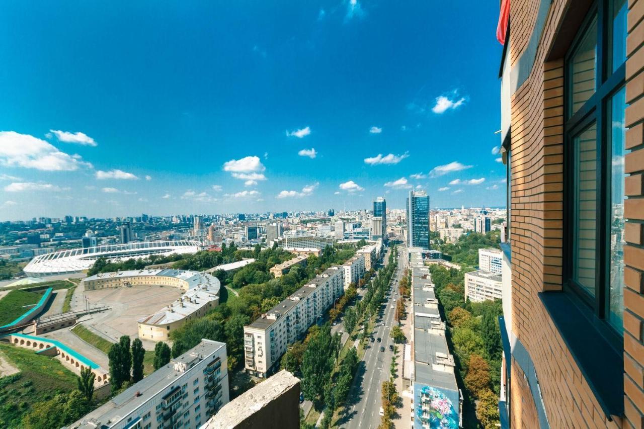 Appartement Vip In A New Building Near Lesi Ukrainki 7A à Kiev Extérieur photo